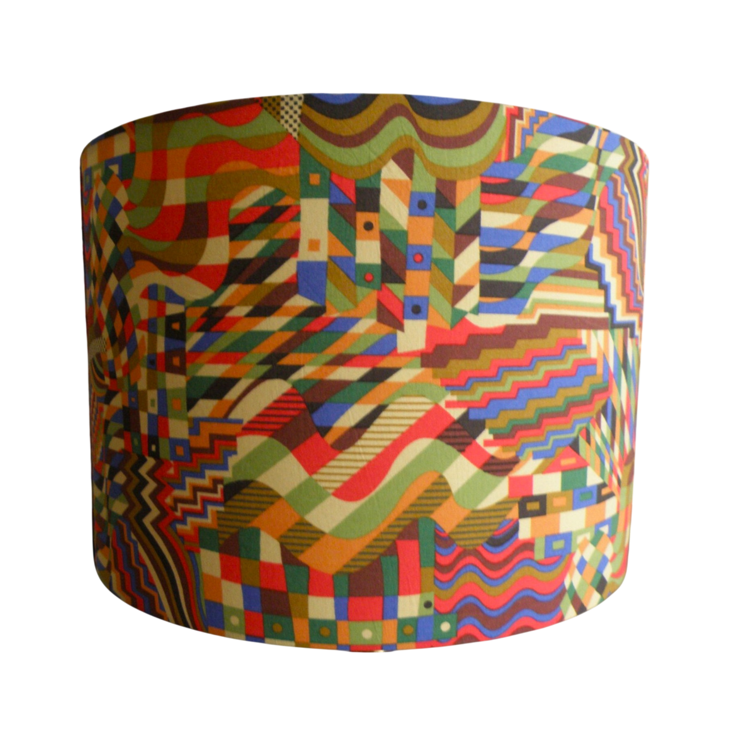 Bauhaus Geometric Multicolour Retro Lampshade