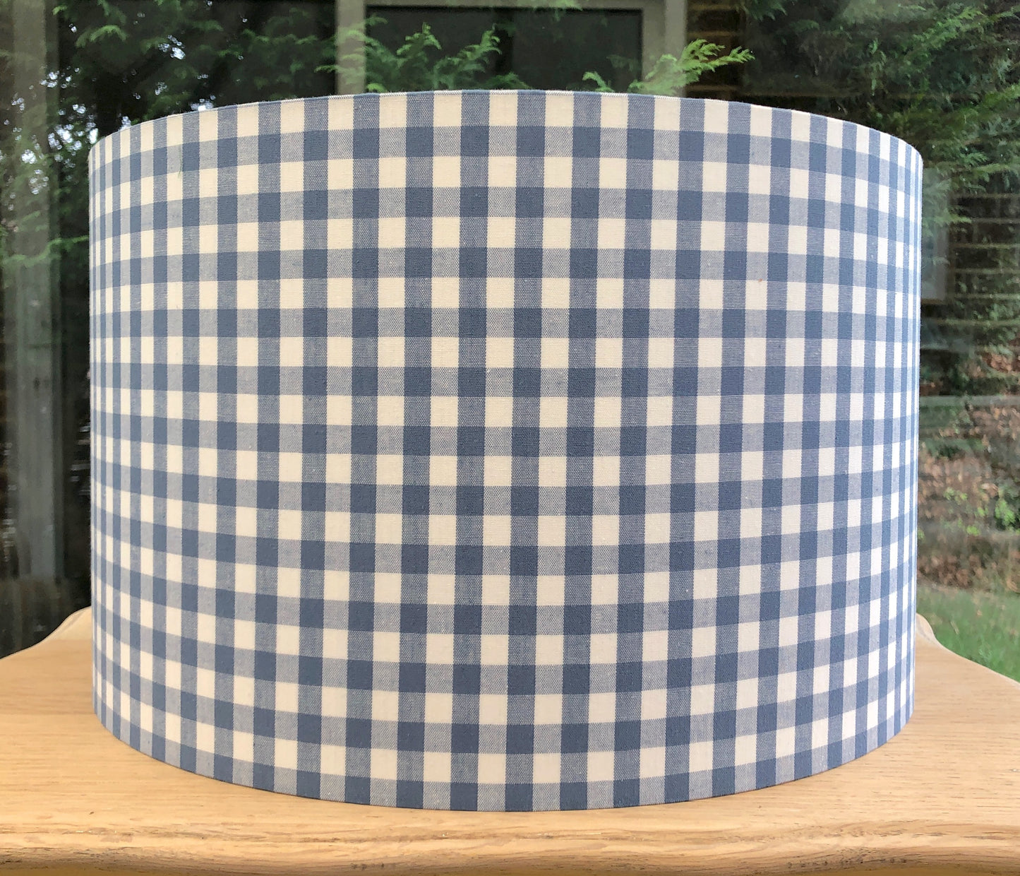 Laura Ashley Blue Gingham Lampshade