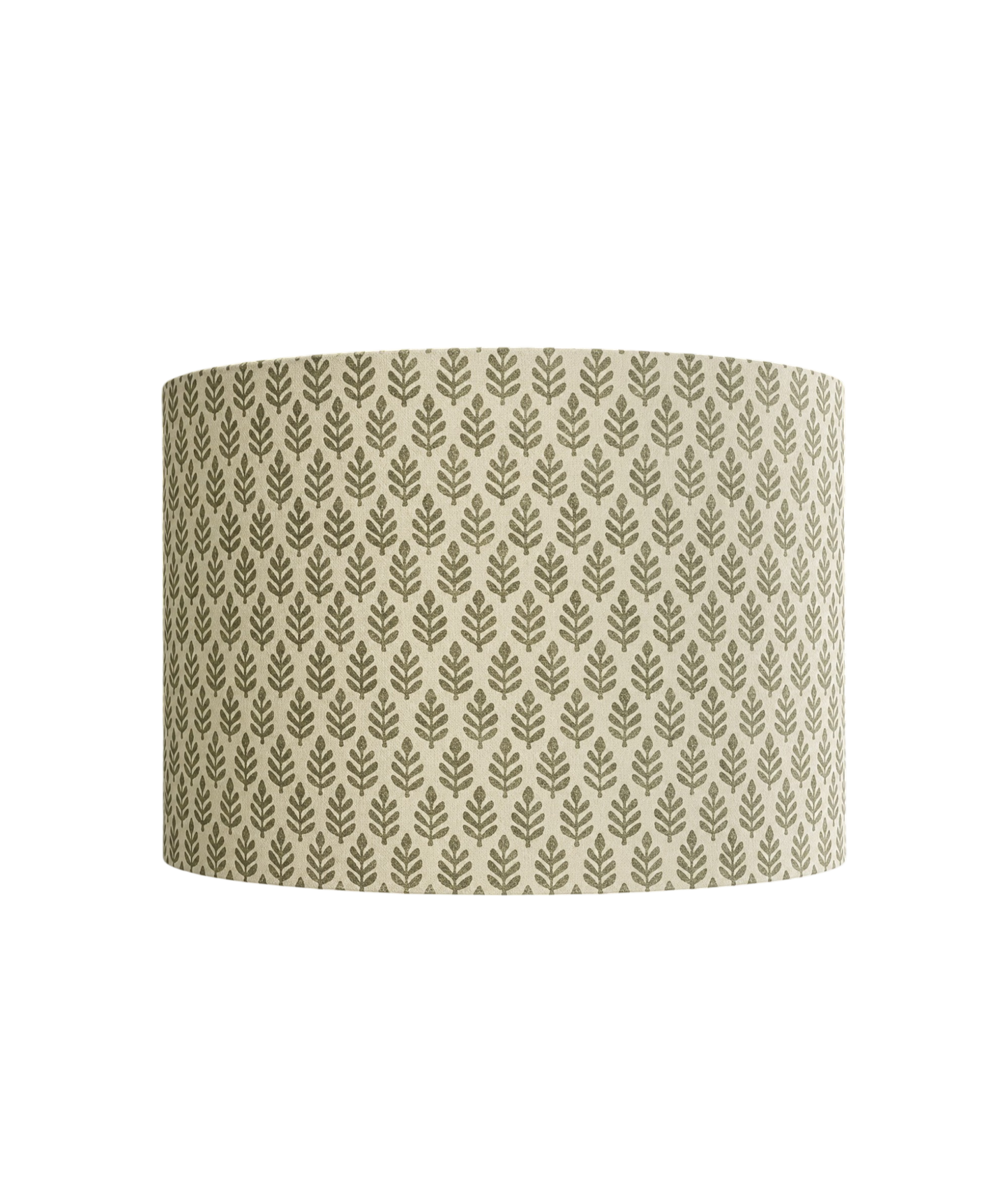Pretty Cottage Style Green Leaf Lampshade