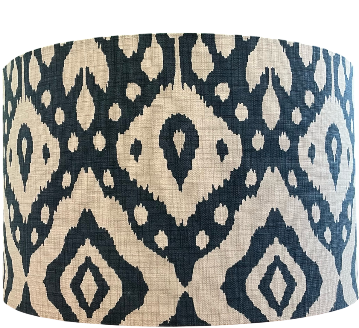 Marrakesh Navy Ikat Lampshade / Ceiling Shade