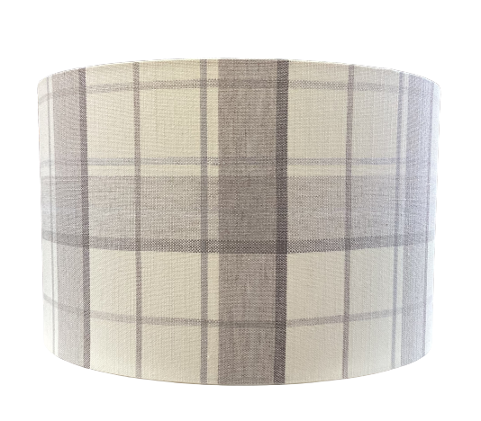 Highland Check Grey Lampshade