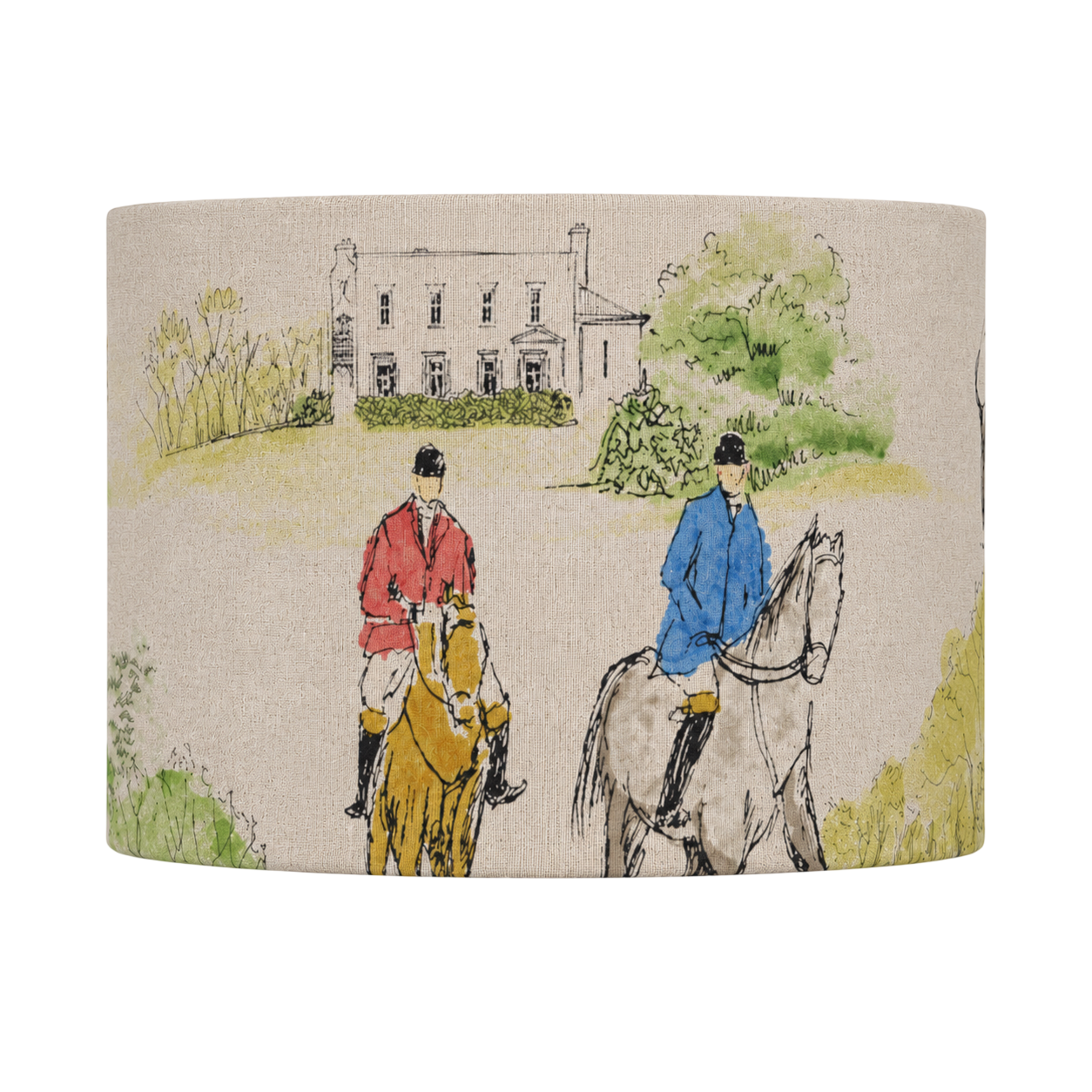 Country Hunting Horse Riding Lampshade