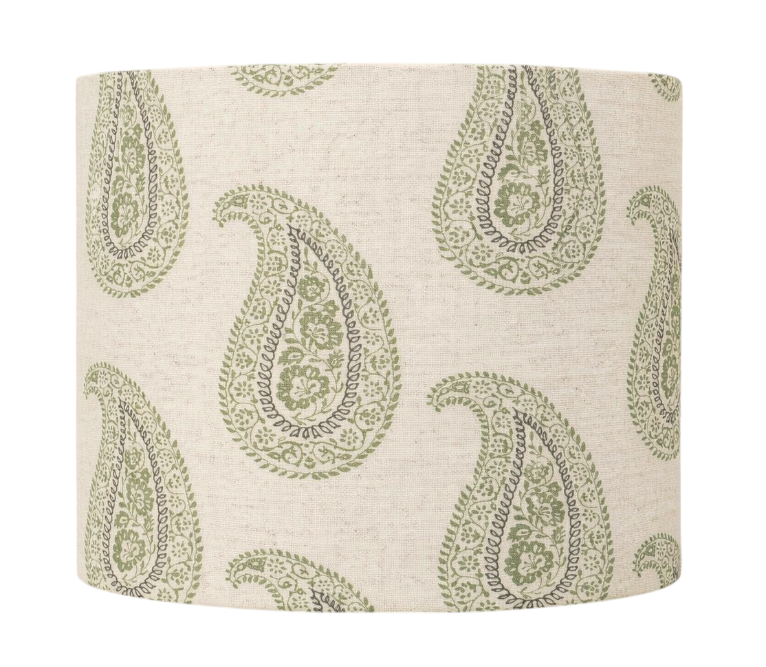 Jaipur Paisley Green Lampshade