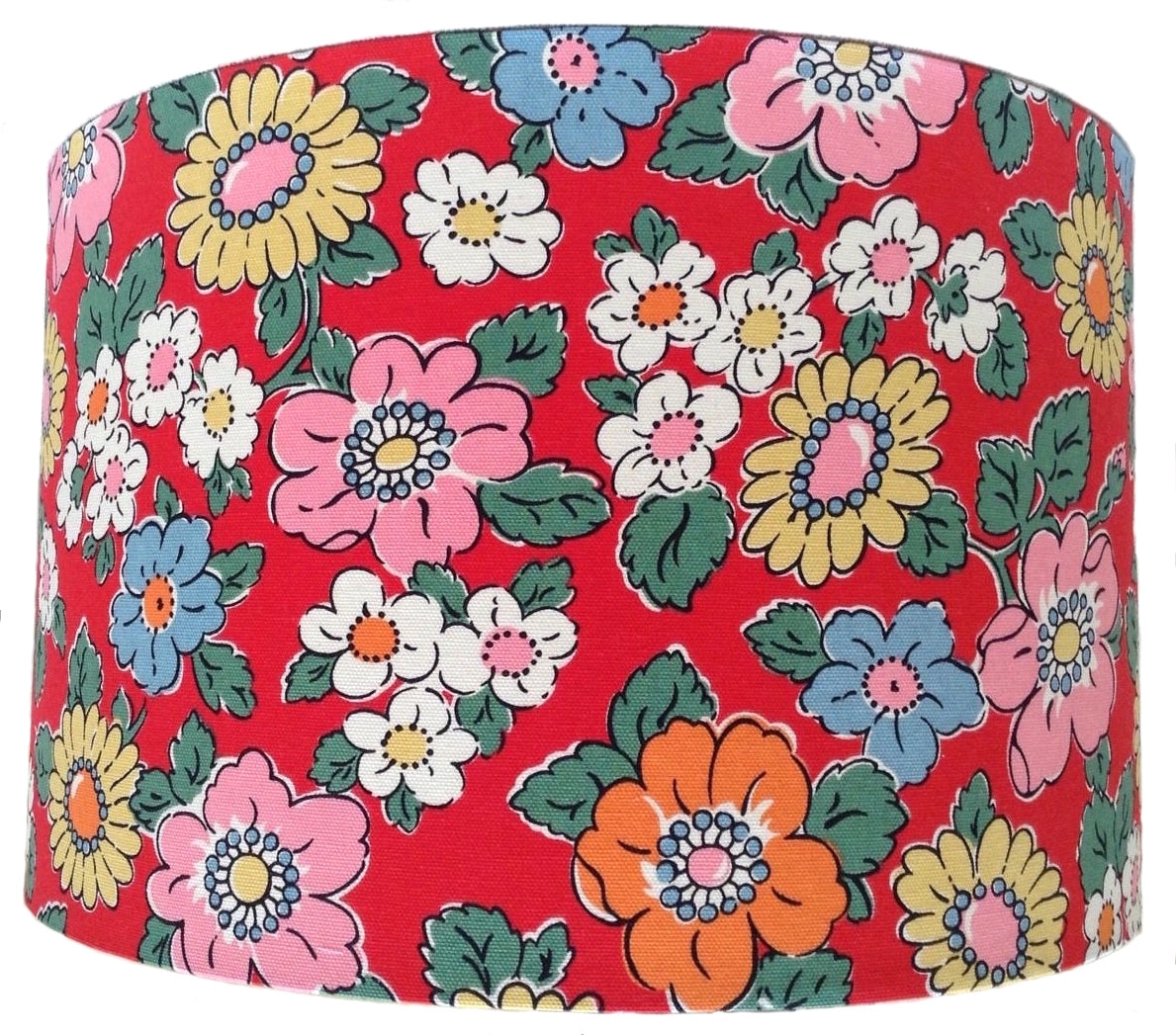 Camden Red Floral Lampshade