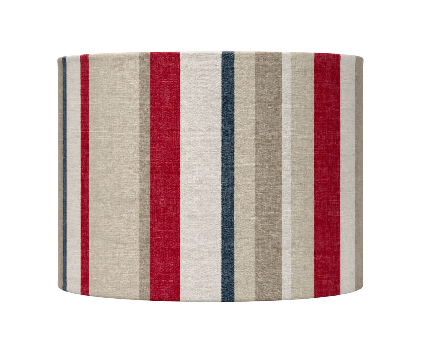 Laura Ashley Ripley Stripe Cranberry Drum Lampshade