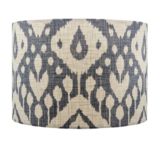Marrakesh Grey Ikat Lampshade / Ceiling Shade