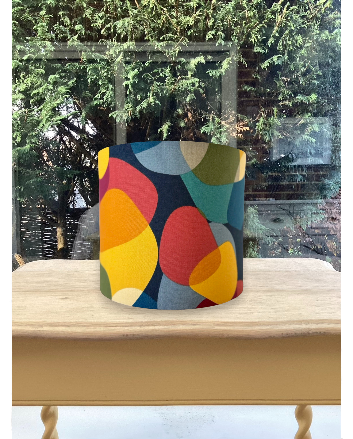 Retro Spots Lampshade (60s 70s Mid Century MCM) Geometric