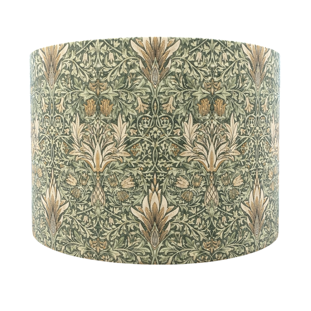William Morris Snakeshead Lampshade in Green