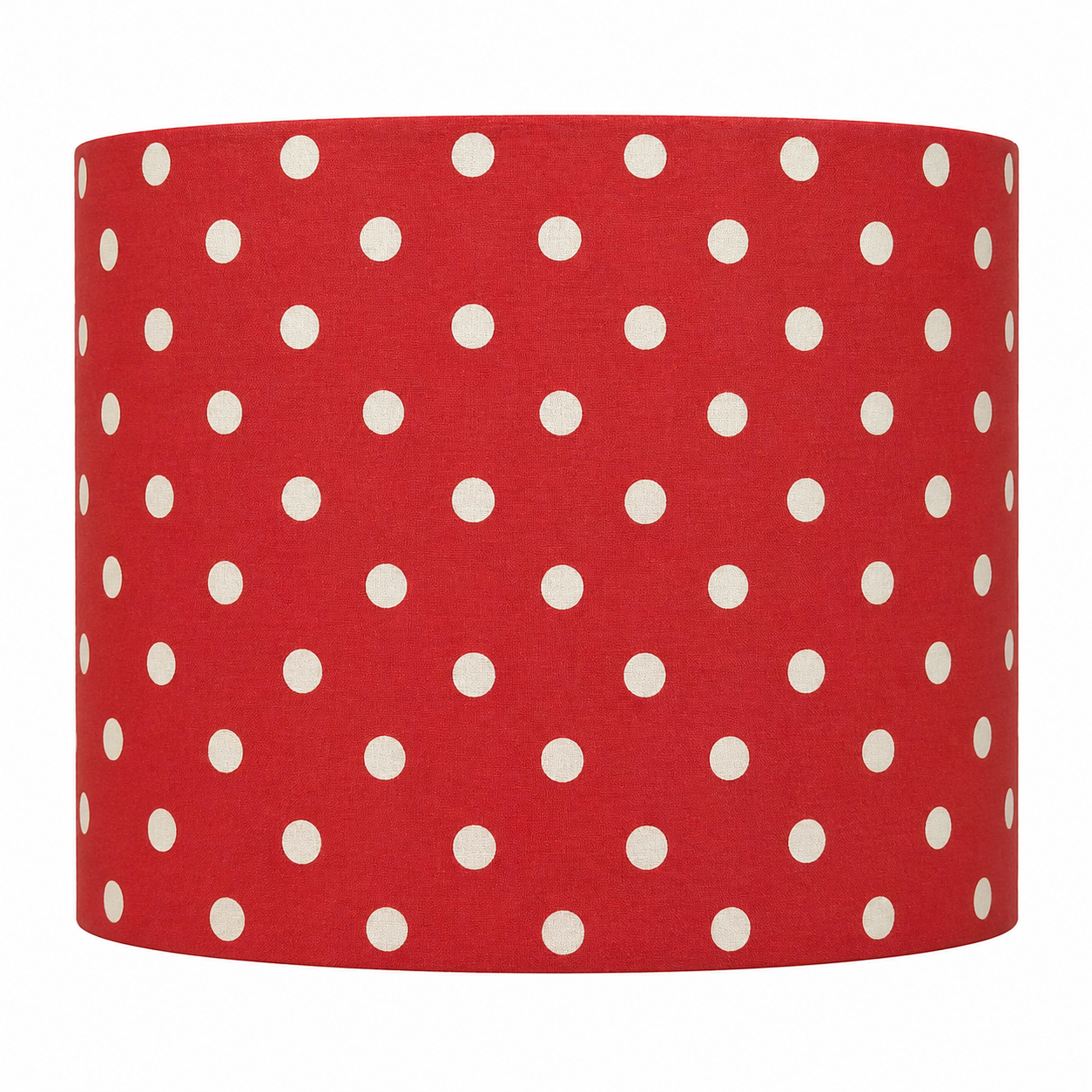 Red and White Polka Dot Cath Kidston Fabric Lampshade