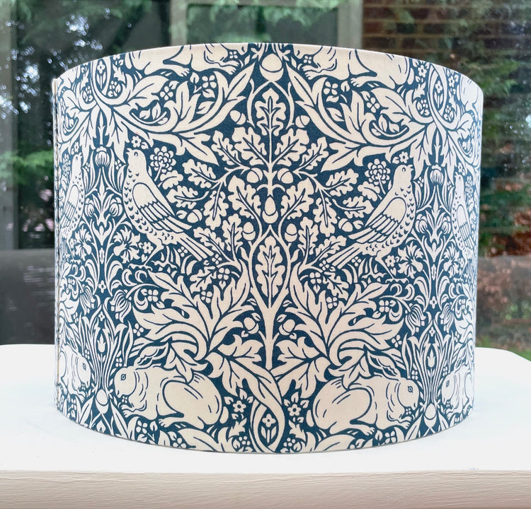 Blue Lampshades