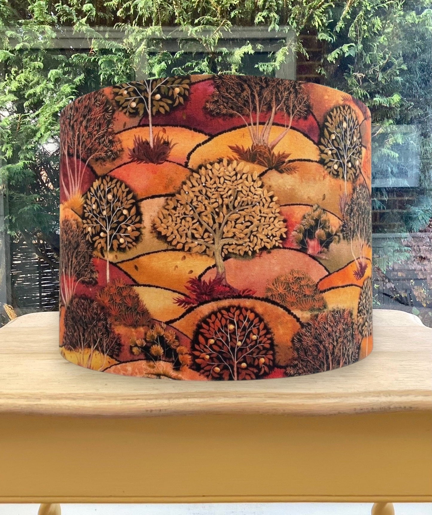 Autumn Trees Landscape Lampshade
