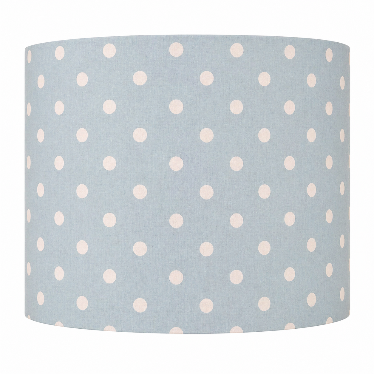Pale Blue and White Polka Dot Cath Kidston Fabric Lampshade