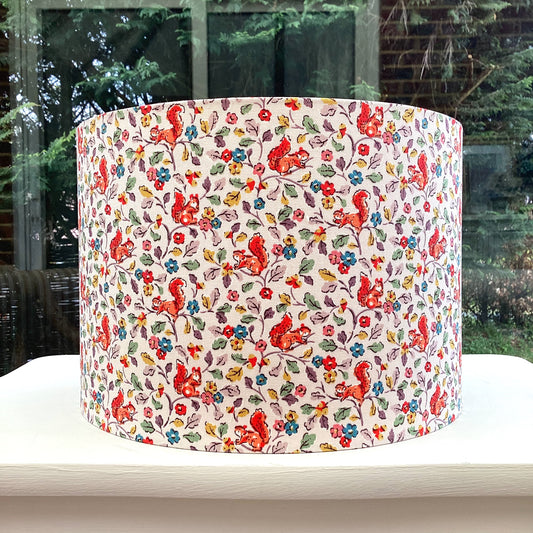 Squirrels Woodland Lampshade