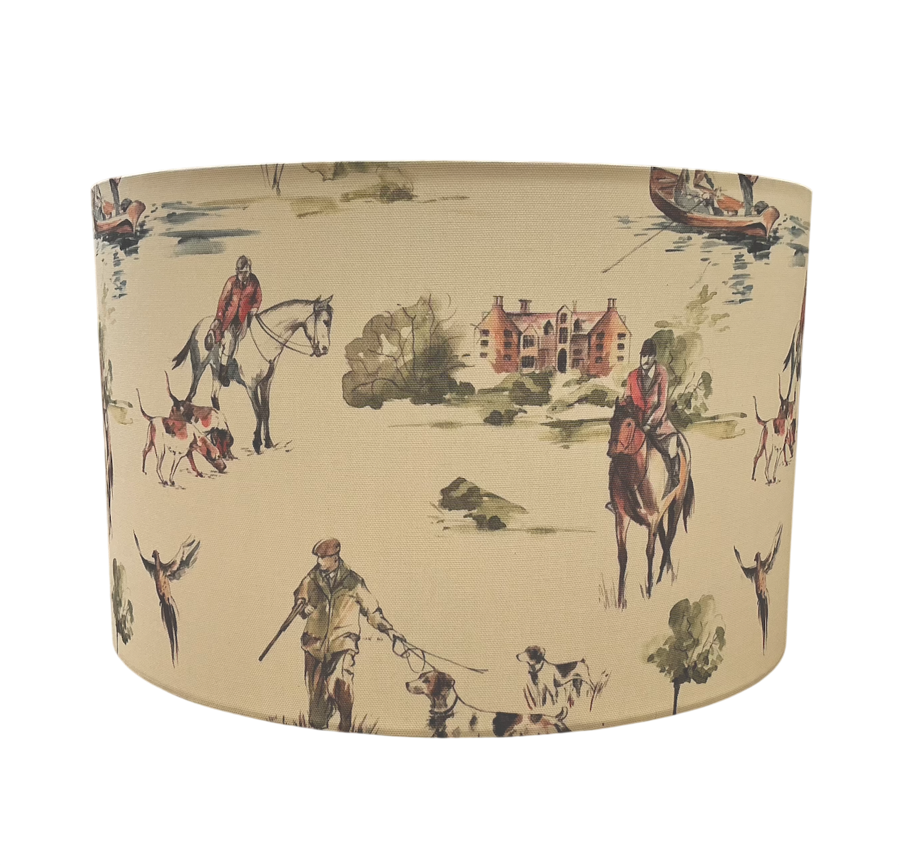 Country Fishing Hunting Lampshade