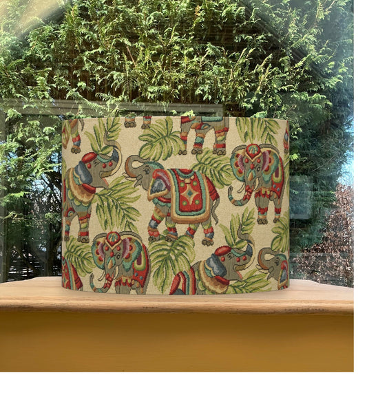 Elephant Jungle Tapestry Lampshade