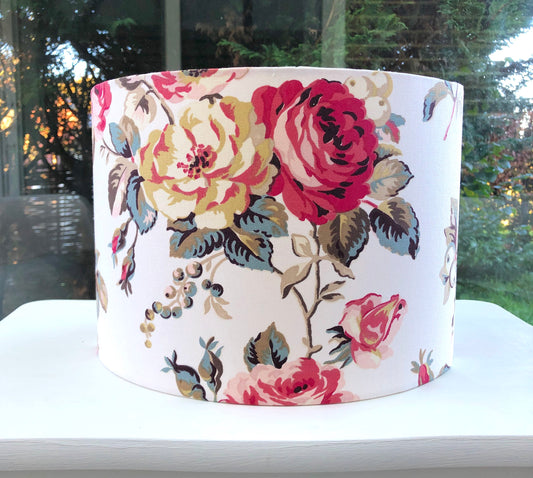 Garden Roses Cream Lampshade