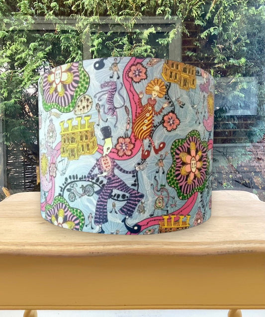 Grayson Perry Lampshade Illustrated design Liberty of London