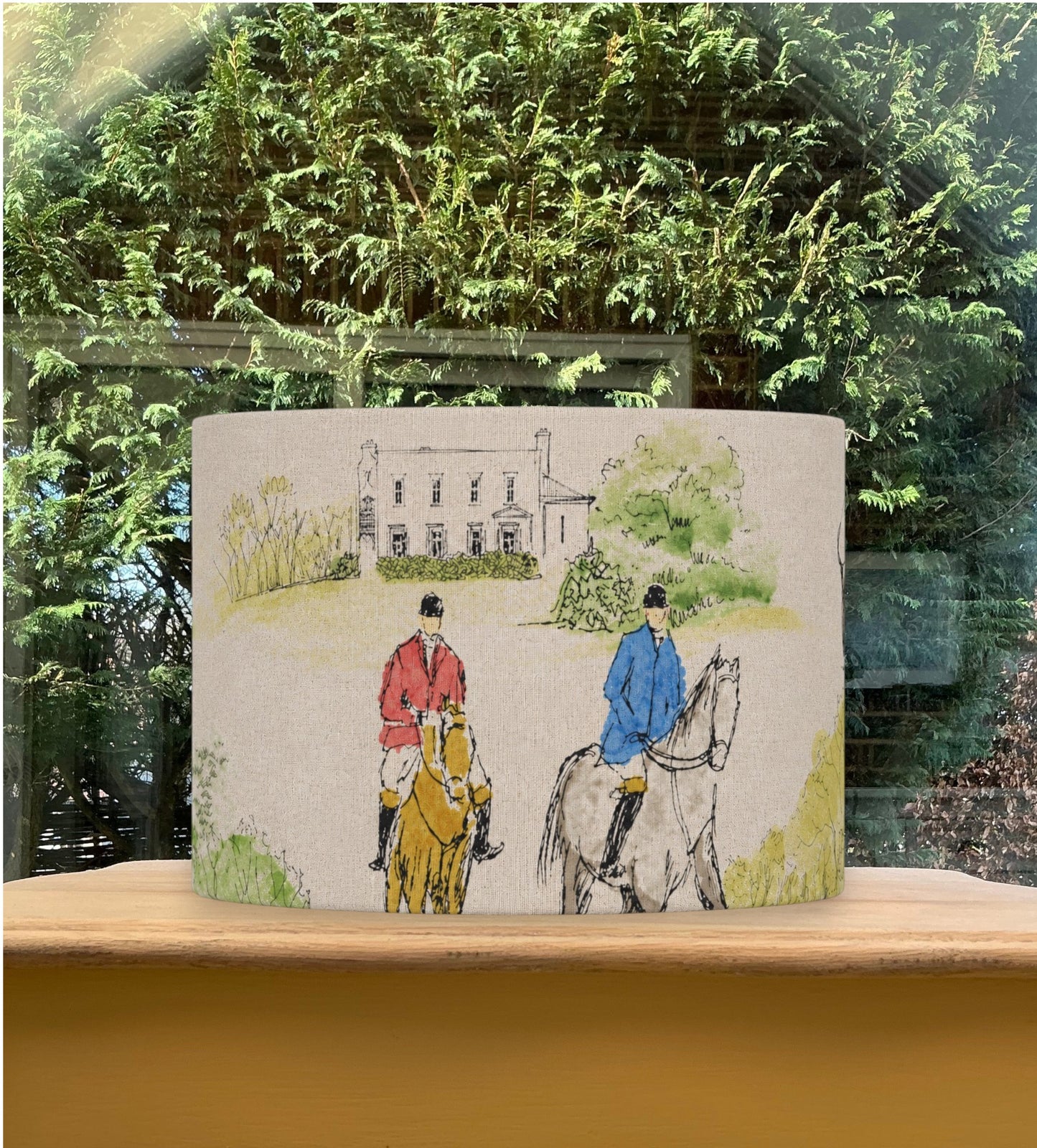 Country Hunting Horse Riding Lampshade