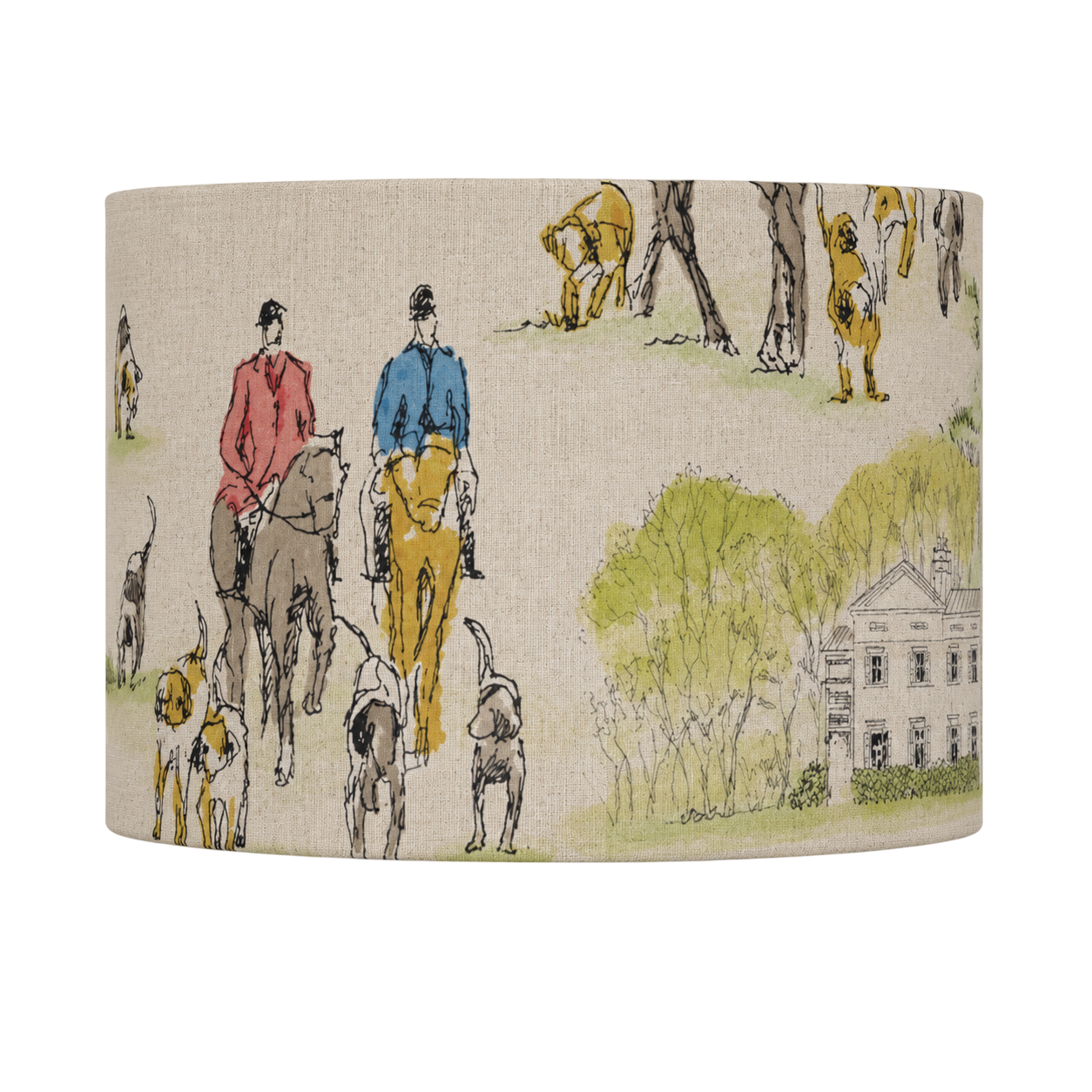 Country Hunting Horse Riding Lampshade