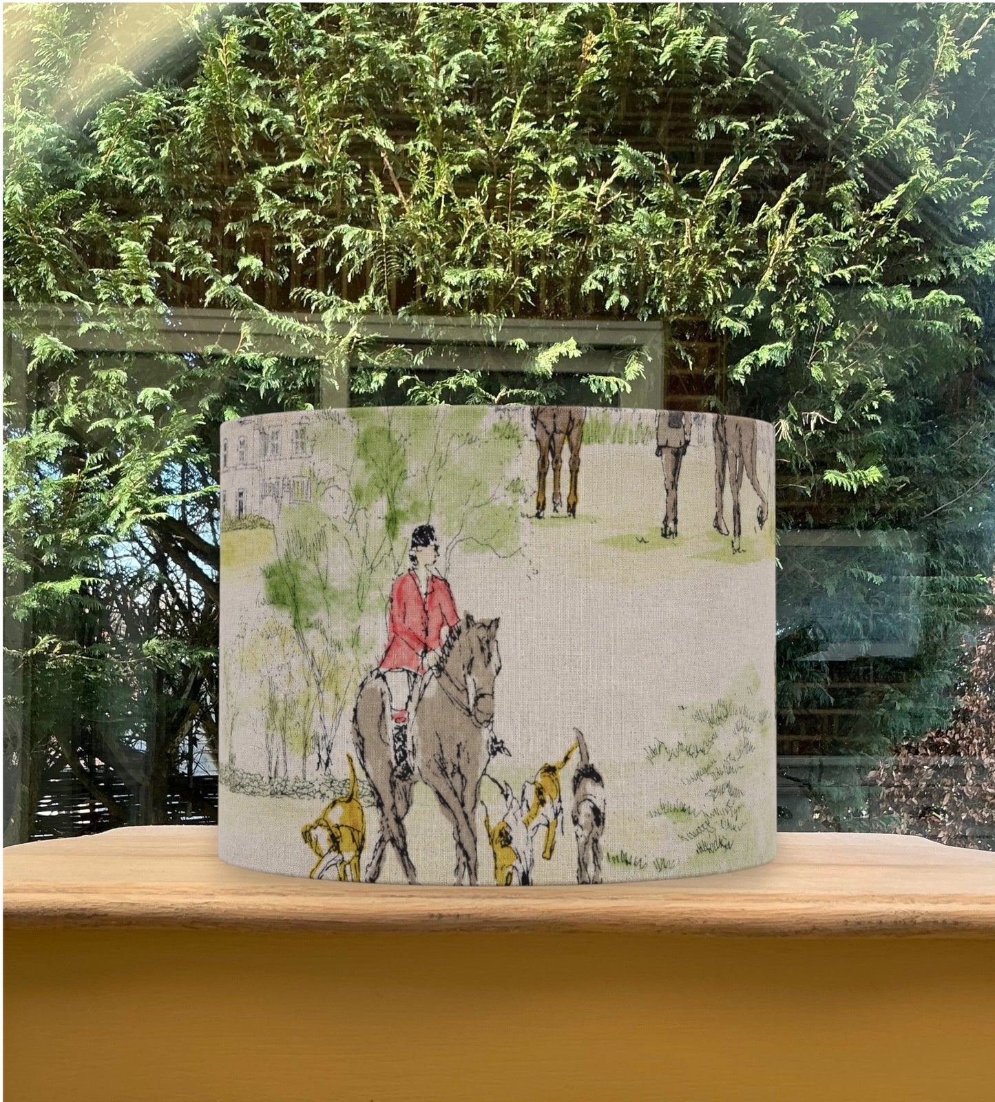 Country Hunting Horse Riding Lampshade