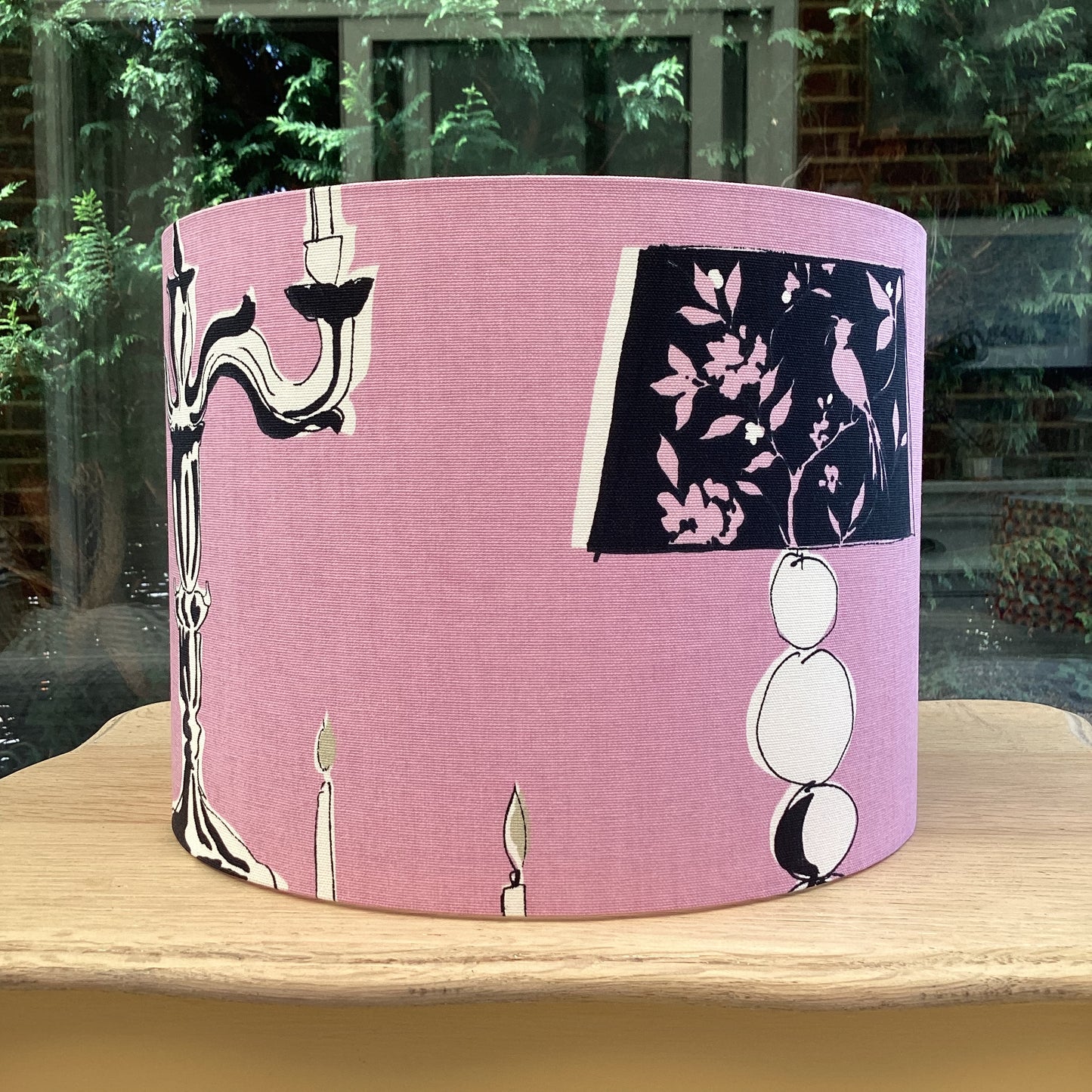 Parisian Pink Lampshade – Breakfast at Tiffany’s Inspired Vintage Chic Lighting