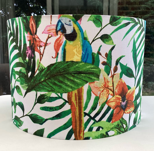 Tropical Parrot Lampshade