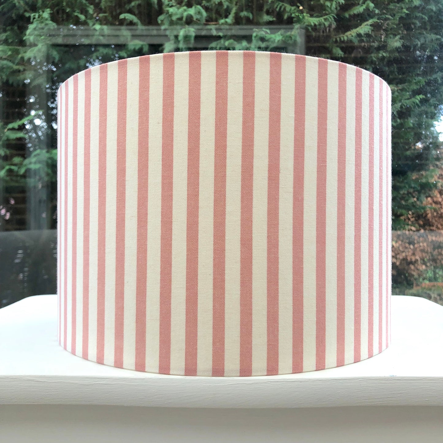 Blush Pink Stripe Lampshade