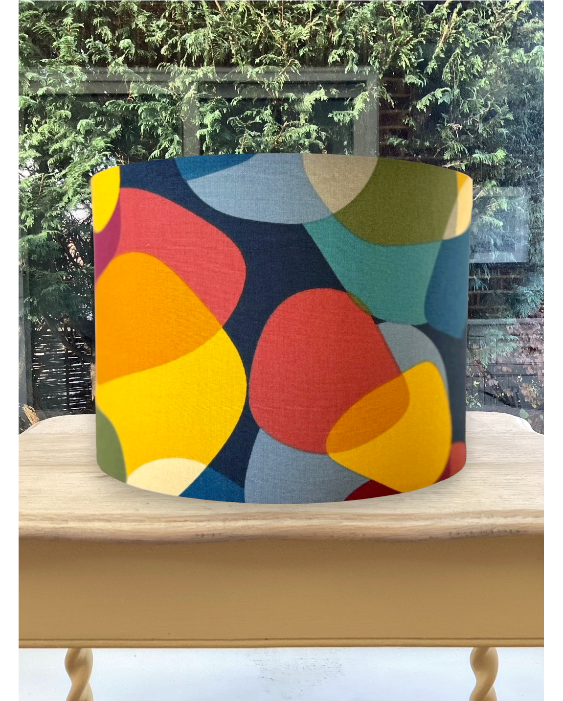 Retro Spots Lampshade (60s 70s Mid Century MCM) Geometric