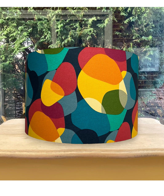 Retro Spots Lampshade (60s 70s Mid Century MCM) Geometric
