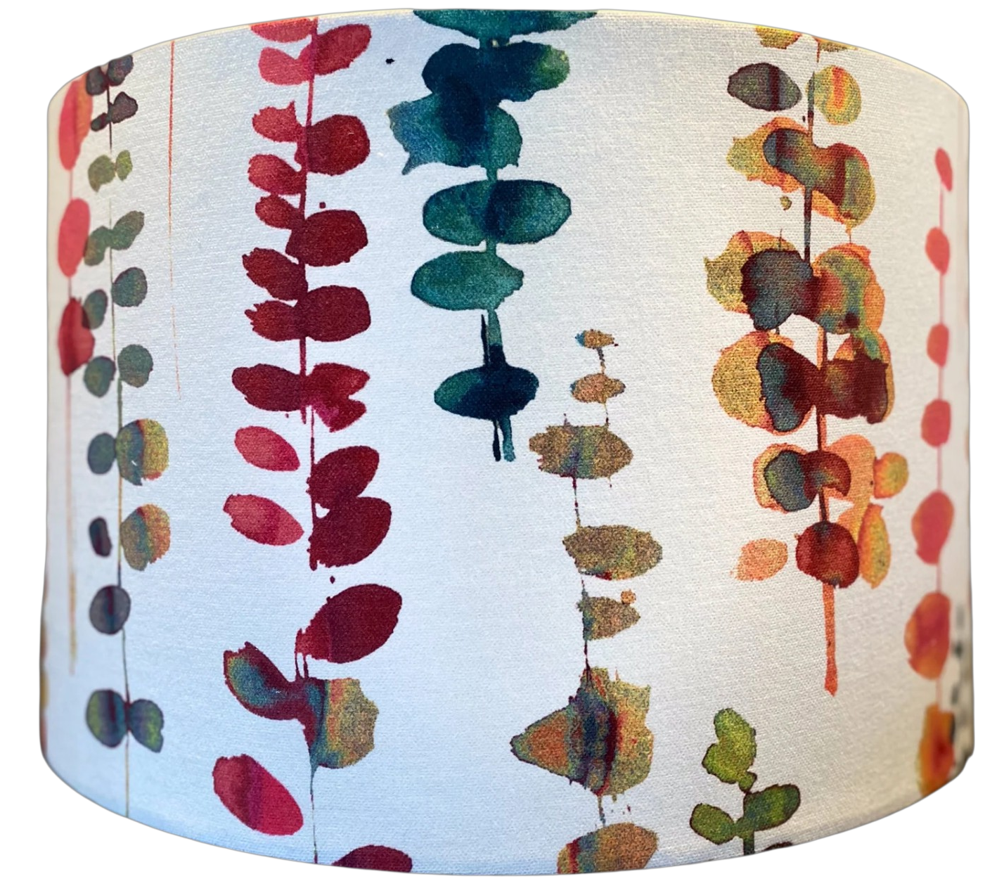 Santa Maria Orange Red Green Drum Lampshade / Ceiling Shade