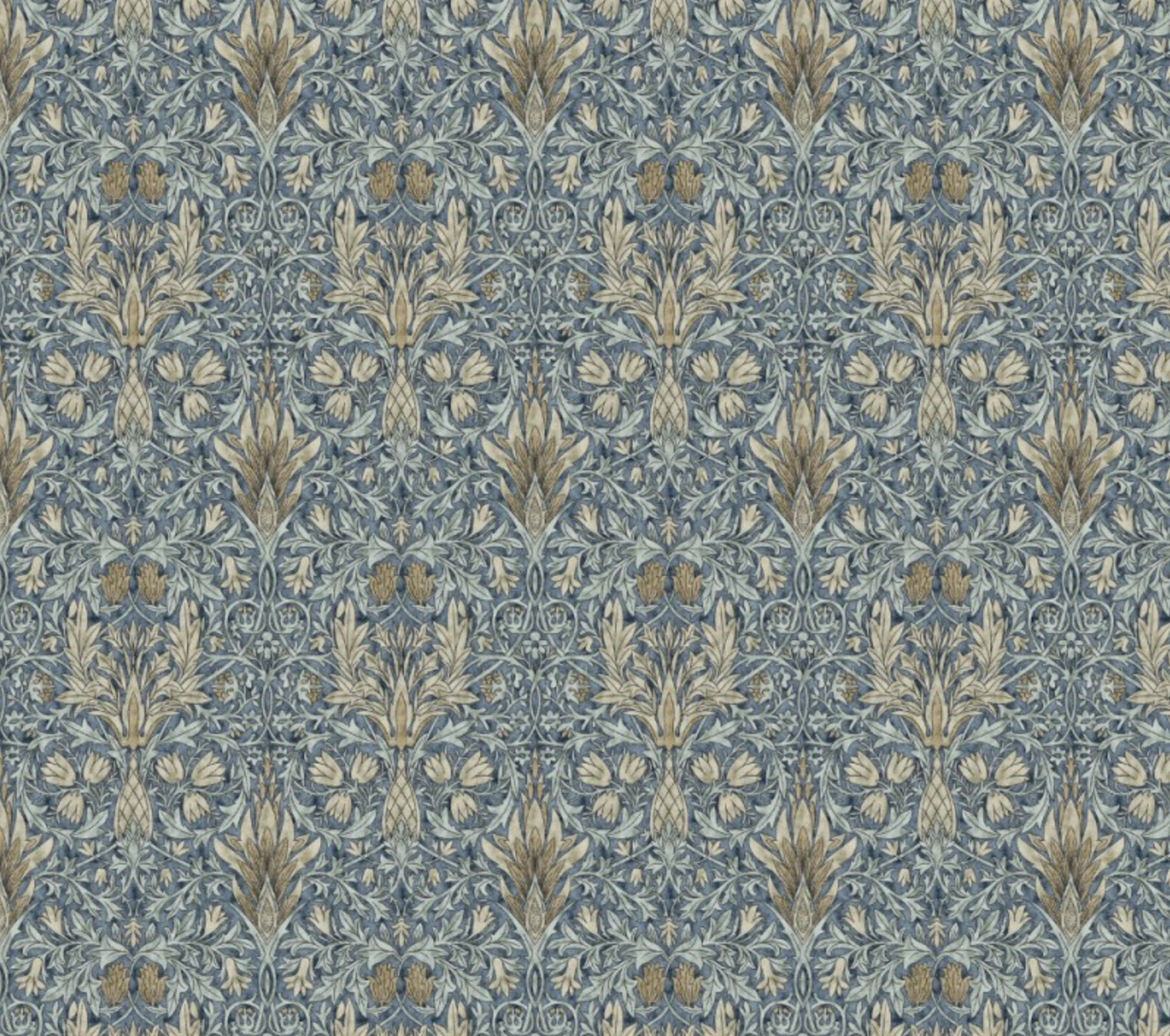 William Morris Snakeshead Lampshade in Blue