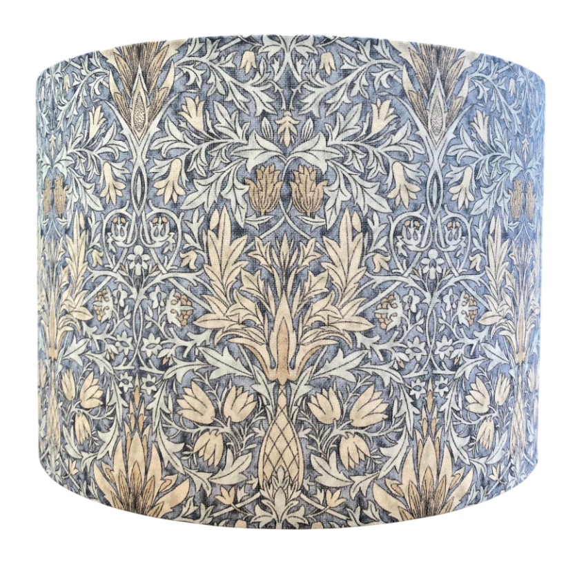 William Morris Snakeshead Lampshade in Blue