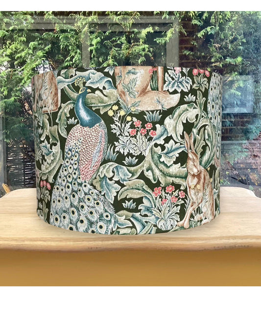William Morris Standen Forest Lampshade Green Woodland Botanical Heritage