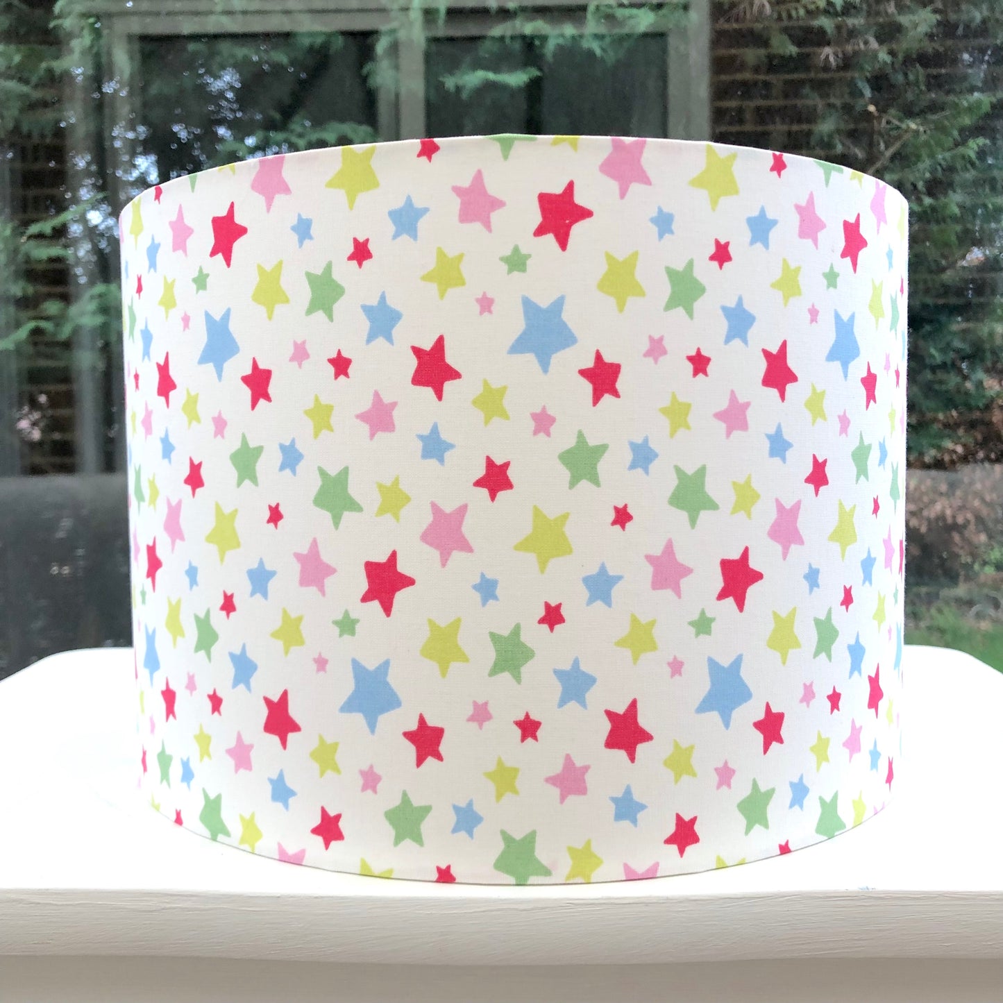 Pastel Stars Nursery Lampshade