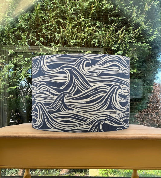 Blue Waves Surf Coastal Lampshade