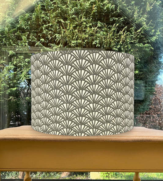 Olive Arches Art Deco Pattern Lampshade