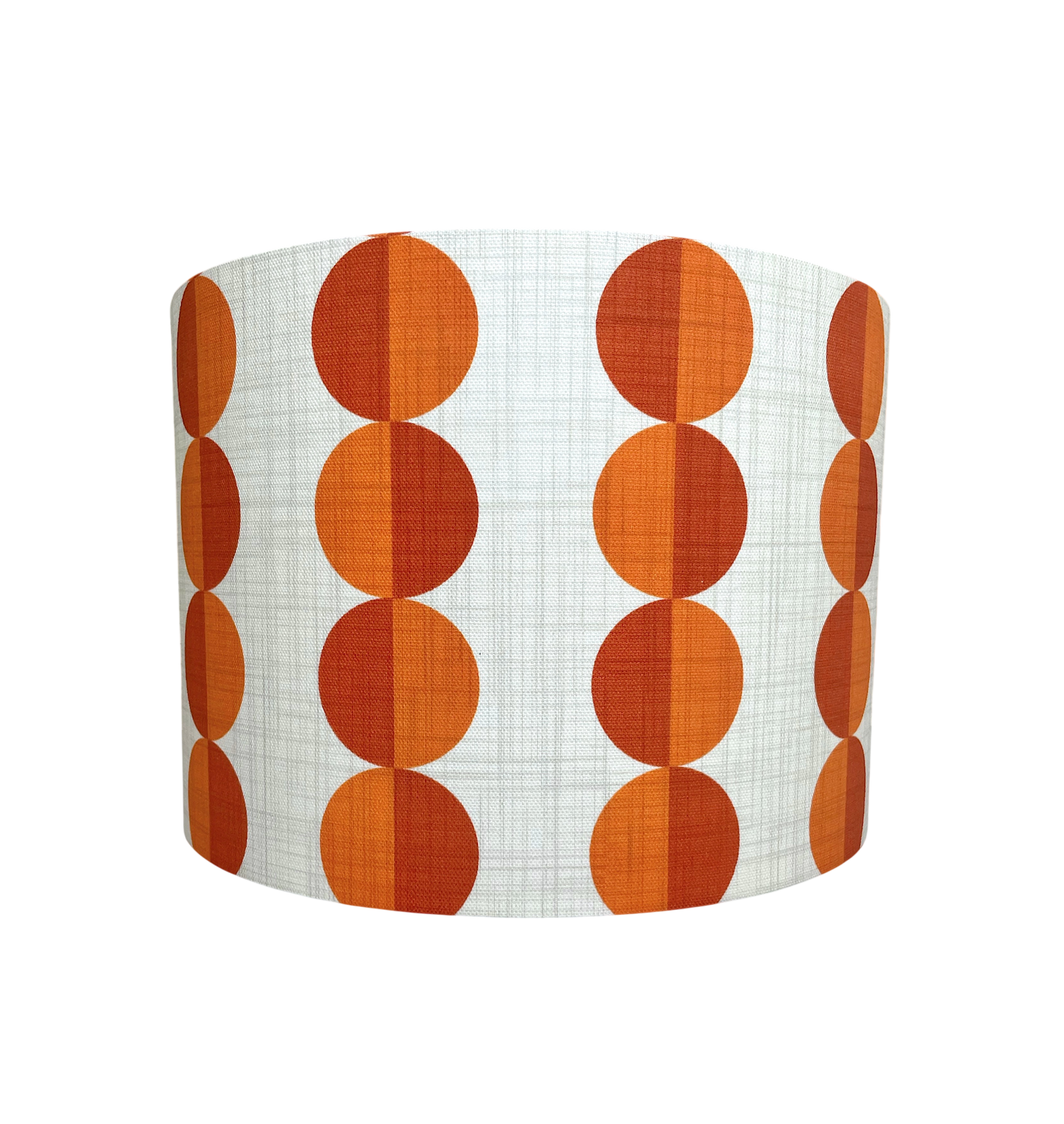 Valencia Orange Circles Cream Lampshade
