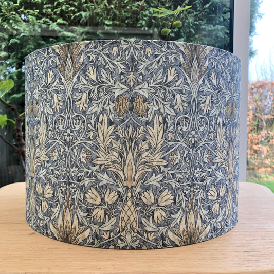 William Morris Snakeshead Lampshade Blue