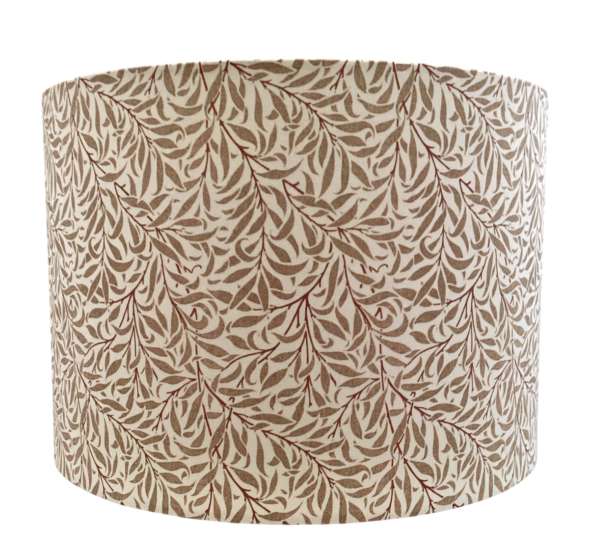 William Morris Willow Bough Lampshade in Cream Gold Bronze Colours