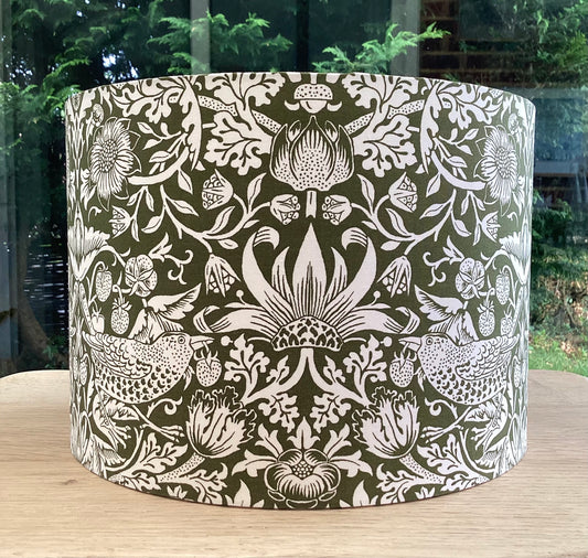 William Morris Strawberry Thief Olive Green