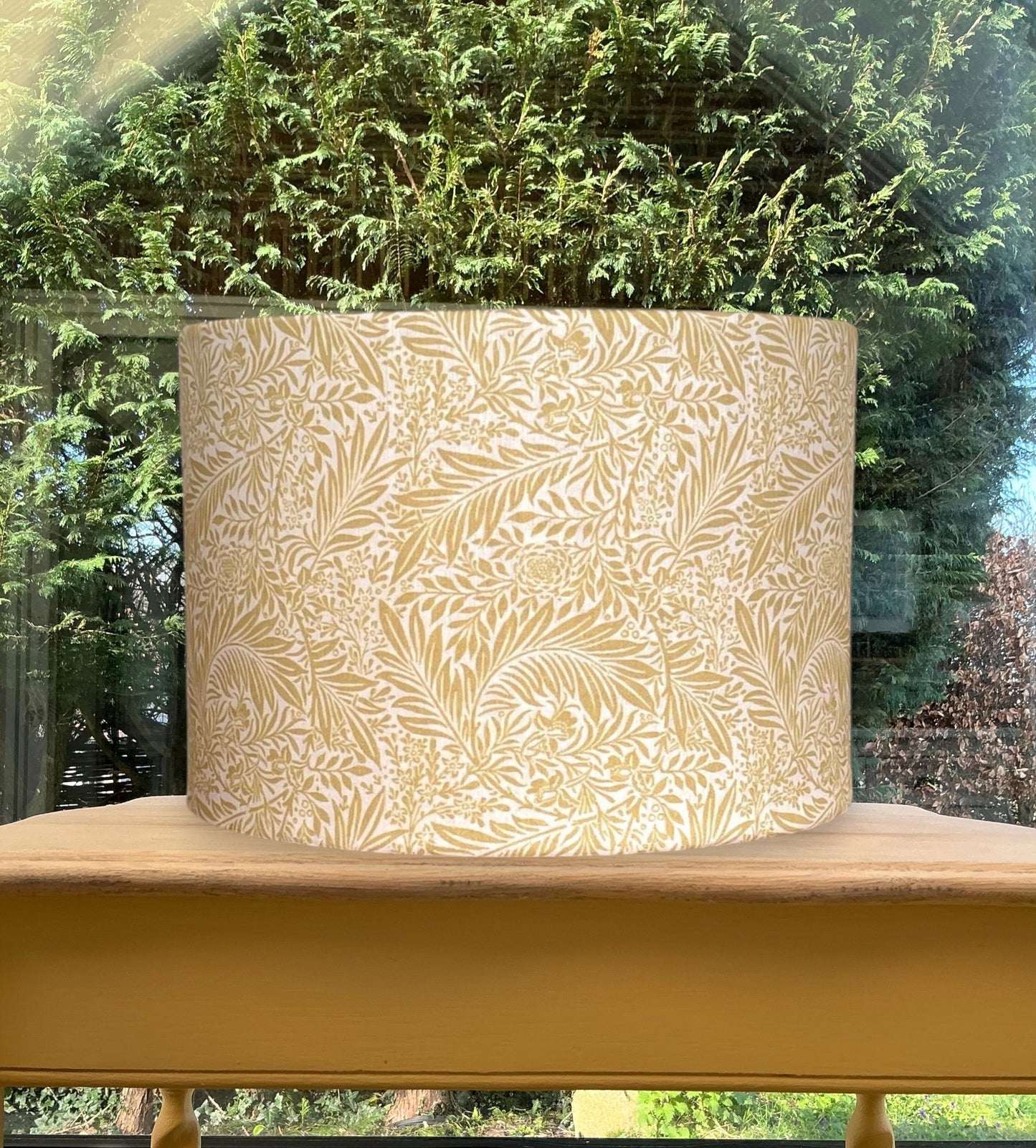 William Morris Larkspur Lampshade in Yellow