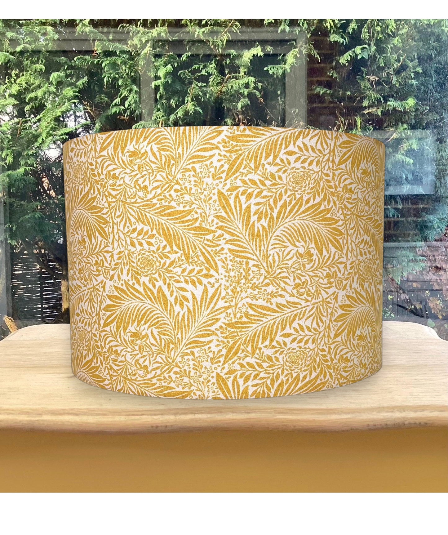 William Morris Larkspur Lampshade in Yellow