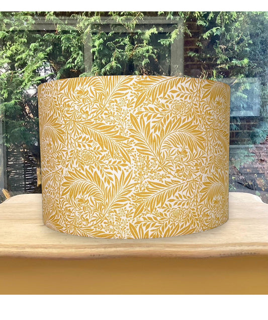 William Morris Larkspur Lampshade in Yellow