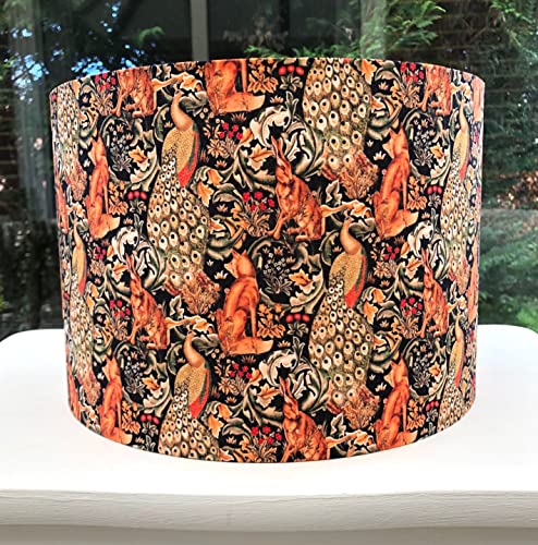 Art Nouveau lampshade with a textured surface and warm illumination, perfect for contemporary interiors.